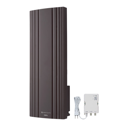 WG20B-C 地デジ用 ブースタ内蔵UHF平面アンテナ 水平専用 ブラウン サン電子