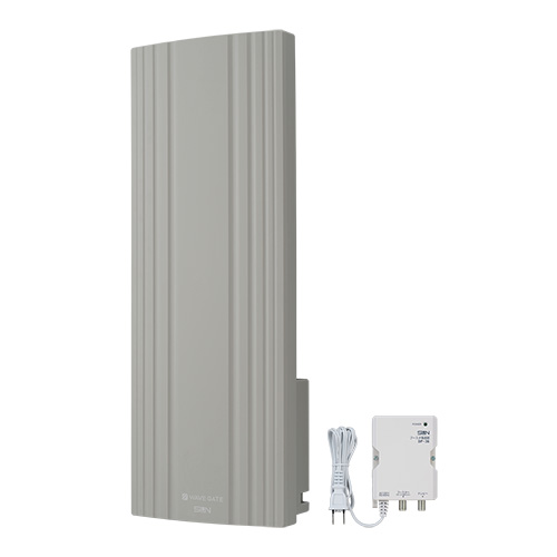 WG20B-G 地デジ用 ブースタ内蔵UHF平面アンテナ 水平専用 グレージュ サン電子