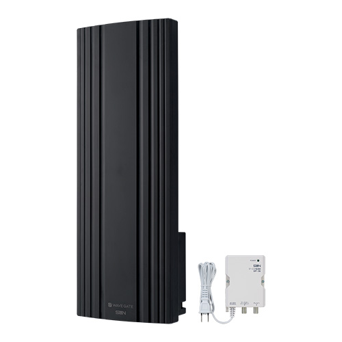 WG20VB-K 地デジ用 ブースタ内蔵UHF平面アンテナ 垂直専用 ブラック サン電子