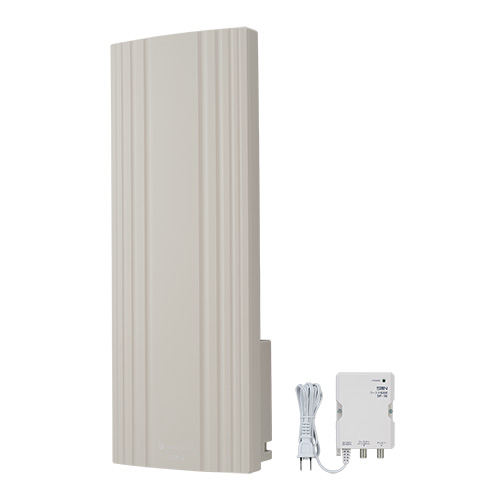 WG20VB-B 地デジ用 ブースタ内蔵UHF平面アンテナ 垂直専用 ベージュ サン電子