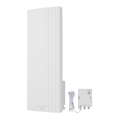 WG20VB-W 地デジ用 ブースタ内蔵UHF平面アンテナ 垂直専用 ホワイト サン電子